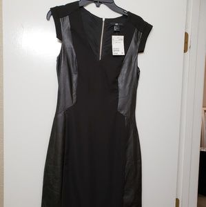 H&M faux letter trimmed dress